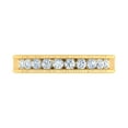 thumbnail image 3 of 1/2 Carat Channel Set Diamond Wedding Ring Band in 14K Yellow Gold (Ring Size 4.25) (SI1-SI2 Clarity), 3 of 4