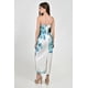 thumbnail image 3 of Vestido midi Strapless Floral Roman Fashion /Juvenil, 5758 (Hueso) crema CH, 3 of 5