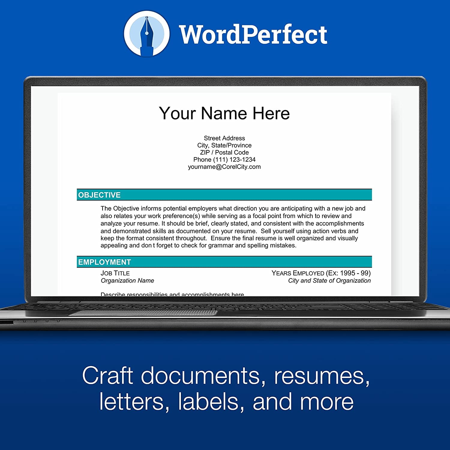 WordPerfect Office 2021 Home & Student Edition [Digital Download]