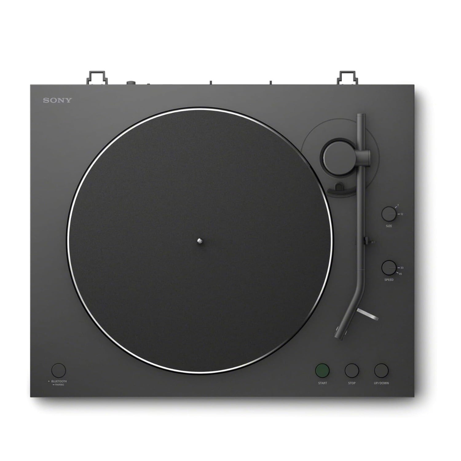 Sony PS-LX3BT Wireless Bluetooth Turntable (2026 Model) Bundle with 3-Inch Powered Pair Studio Monitors (Black) - 2 Items