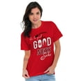 thumbnail image 3 of Christmas Be Good For Goodness Sake Men's Graphic T Shirt Tees Brisco Brands L, 3 of 6