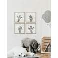 thumbnail image 4 of Marmont Hill Wacky Giraffe Quadriptych, 4 of 6