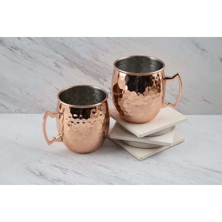Better Homes & Gardens Copper 20-Ounce Moscow Mule Mugs  Set of 2