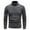 Gray, variant on Cardigan Sweater Mens Knit Slim Fit Pullover And Pile Turtleneck Sweater Jacket(Black)
