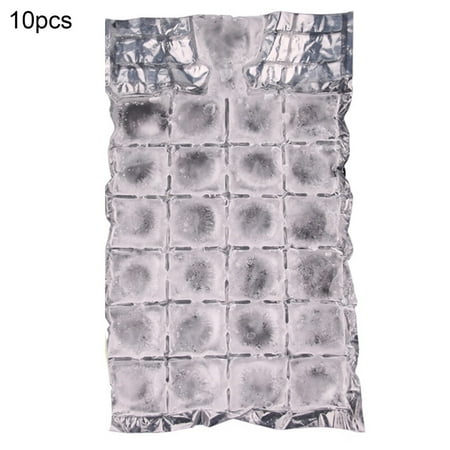 

MOKEJI Ice Cube Mold Bag 10Pcs PE Disposable Self Sealing Ice Cube Making Bag Mold Pouch Kitchen Bar Tool