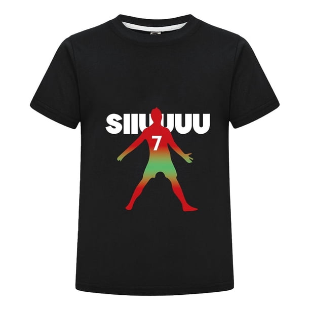 Playera CR7 con Diseño para Niño | Camiseta Casual y Deportiva