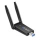 thumbnail image 2 of Receptor transmisor WiFi 5G de alta velocidad AX1800M de banda dual USB 3.0 con tarjeta de red inalámbrica wifi6 sin unidad, 2 of 2