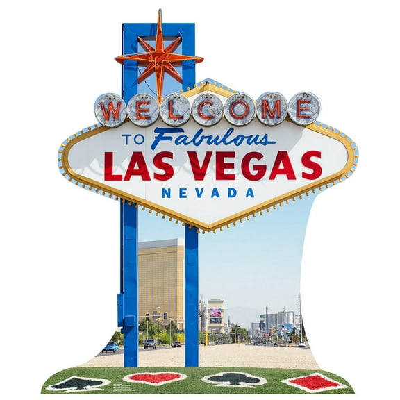 Advance Graphics Vegas Sign Cardboard Cutout