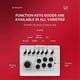 thumbnail image 5 of Wireless Joystick Controller Arcade Fighting Game Fight Stick Gaming Joystick for PS3///Switch/PC/Android White+Black, 5 of 5
