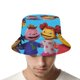 thumbnail image 4 of Sid el Niño de la Ciencia Sombrero bucket para adultos, gorra de protección solar, sombrero de pescador plegable para viajes al aire libre, pesca y actividades de verano, 4 of 6