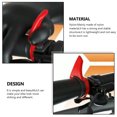 thumbnail image 3 of Wosthever Empuñaduras de ciclismo de carretera, manillares de nailon, empuñaduras de pulgar, accesorio de bicicleta, absorción de impacto, Ciclismo Rojo, 3 of 6