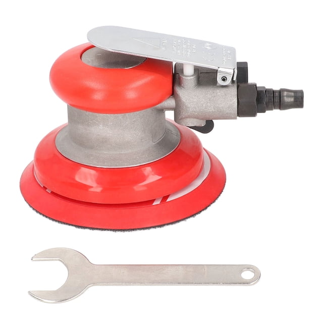 Lijadora orbital neumática de 5 pulgadas, pulidora neumática, lijadora de palma para muebles de coche