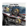 Fan for Car ThreeHead Fan for SUVs USB Cooling Air Small Personal Fan