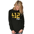 thumbnail image 3 of 412 Pittsburgh Pennsylvania Area Code Long Sleeve TShirt Men Women Brisco Brands S, 3 of 5