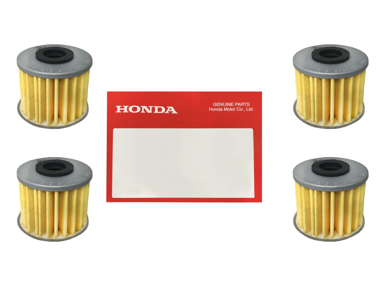 4 Pack OEM Honda Oil Filter 15412MGSD21 Fits Talon / Pioneer / CRF