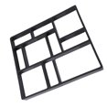 thumbnail image 2 of Piedra , adoquín, fundición de piedra, herramientas de bricolaje, fácil de usar, fundición de hormigón delicada para jardín, patio trasero 45cmx40cmx4cm, 2 of 8