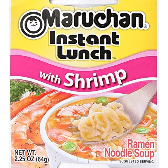 Maruchan Instant Lunch Ramen Noodles with Vegetable, Shrimp, 54 Ounce