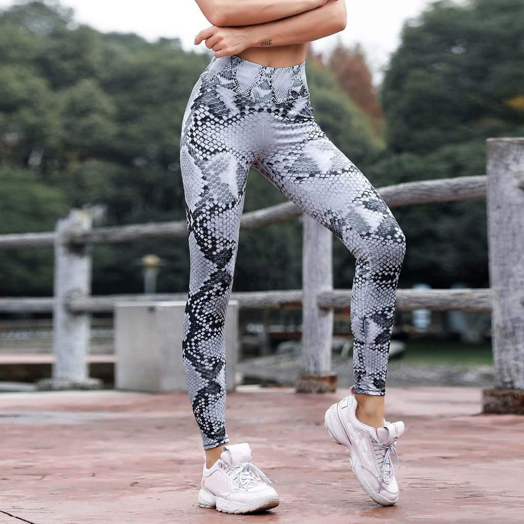 Fortunenine Printed Womens Yoga Pants 