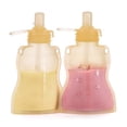 thumbnail image 1 of Bolsa reutilizable para comida para bebés haakaa, 130 ml, paquete de 2, color amarillo, 1 of 8