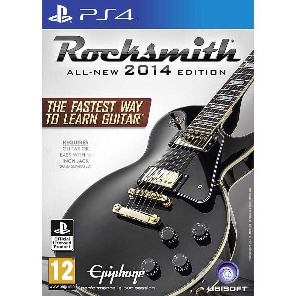 Ubisoft Rocksmith 2014 Edition with Real Tone Cable for PlayStation 4 Video  Game - Walmart.com