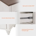 thumbnail image 5 of Farmhouse Dresser with 7 Drawers, Wooden Kids Dresser for Kids Room Living Room, Antique White, 5 of 7
