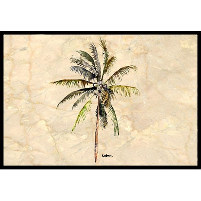 Carolines Treasures 8482MAT Tapis d'Intérieur Ou d'Extérieur de Palmier de 18 x 27 Po