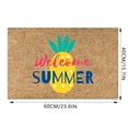 40x60cm Colorful Summer Floor Mats Gift Colorful Floor Mat Decorations Cute Summer Floor Mat