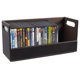 thumbnail image 1 of Caja de almacenamiento de DVD Stock Your Home de piel sintética Espresso, 1 of 7