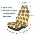 thumbnail image 3 of Honeii Bohemia Print Car Seat Cover,Car Interior Covers,Universal Fit Seat Protector, Compatible with Most Cars, SUVs, Trucks, and Vans, 3 of 5
