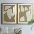 thumbnail image 6 of Wexford Home Chunky Abstract III Premium Framed Print, 30.5" x 42.5" - Ready to Hang, Gold (Set of 2), 6 of 9