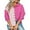 4436-Pink, variant on SWQZVT Women Tops Corduroy Button Down Shirts for Woman Long Sleeve Color Block Shacket Jacket Casual Coat Khaki Blouses