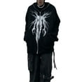 thumbnail image 1 of Veste Décontractée à Capuche pour Femmes Manches Longues Fermeture Éclair Ample avec Poches, 1 of 9