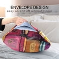 thumbnail image 4 of Yayeee Pillowcase Standard Size Set of 2 Satin Wrinkle Resistant Pillow Case, Purple Jar, 4 of 7