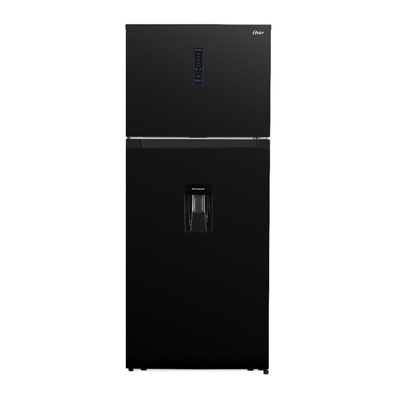 Refrigerador Oster Top Mount 15 Pies Negro OS-NF21602HBDI con Despachador de Agua