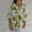 Green, variant on Pxiakgy Summer Linen Shirts for Women Henley Button Down V Neck 3/4 Sleeve T-Shirt Blouse Casual Loose Basic Printed Tunic Tops 2025 Cotton Linen Tops Summer Loose Fit Blouse V Neck Tops Green L