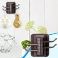 thumbnail image 3 of Towels for Bathroom Creative Four-Bar Linkage Rotating Hook, Strong Adhesive Towel Rack, Bathroom Wall Frame, Punched Seamless Adhesive Hook Towel Racks for Bathroom, 3 of 4