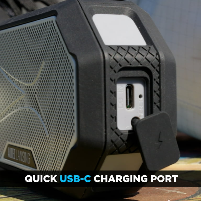 Altec Lansing HydraMini Portable Bluetooth Speaker, Waterproof