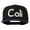 Black Purple, variant on Cali Embroidered Snapback Cap - Black Silver OSFM