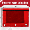 thumbnail image 6 of Schoolio Red Pencil Case for Kids Zipper Pencil Pouch for 3 Ring Binder, 6 of 6
