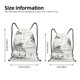 thumbnail image 2 of Fotbe Summer Vacation Scene With Camping Van Bolsa Mochila con Cordón Estampada, Bolsa de Gimnasio Deportiva, Bolsa Cinch, Bolsa con Cordón para Hombres y Mujeres-Medium, 2 of 6