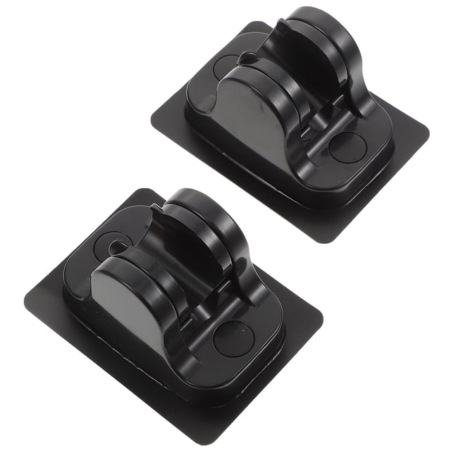 WRISTBIQUE 2Ud Soporte Para Ducha Ajustable En ABS Negro Para Cabezal De Ducha En