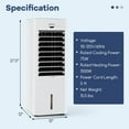 thumbnail image 3 of Costway Evaporative Air Cooler/Heater 4-in-1 Windowless Oscillating Swamp Cooler 3 Modes, 3 of 10