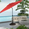 thumbnail image 6 of Abba Patio 9ft Lyon Outdoor Patio Umbrella Cover Replacement w/ 8 Sturdy Ribs, Dark Red, 6 of 6