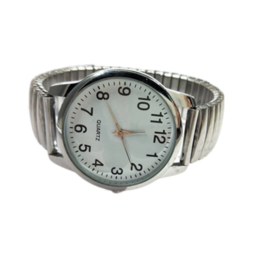 DESIGNICE Men's Wrist Watch,Silver Work Watch for Daily Casual Outfits