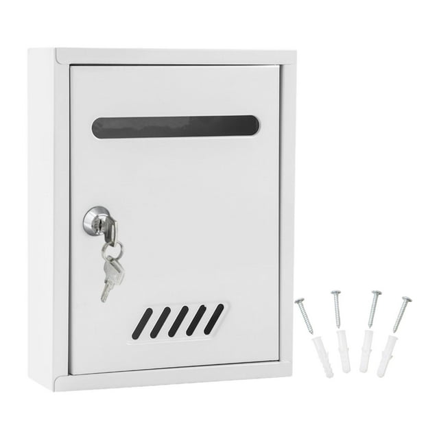 Buzón de Pared de Hierro BLESIY con Cerradura Grande para Correos