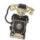 thumbnail image 3 of Decoración de teléfono de mano, ingenioso teléfono fijo Vintage, decorativo para el hogar, cafetería -30, 3 of 10