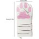 thumbnail image 2 of Manopla de Cocina Resistente al Calor hasta 250 ℃ Pata de Gato Antideslizante Guantes Aislantes Antideslizantes Agarradera y Manopla para Barbacoa Pata de Gato de Dibujos Animados Lindo para Cocinar 2 Piezas Rojo Verde, 2 of 5