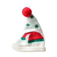 thumbnail image 1 of Mini gorro de decoración navideña, gorro de pompón de punto, elegante gorro de punto de poliéster reutilizable, gorro de Papá Noel para regalo, casa, 1 of 8