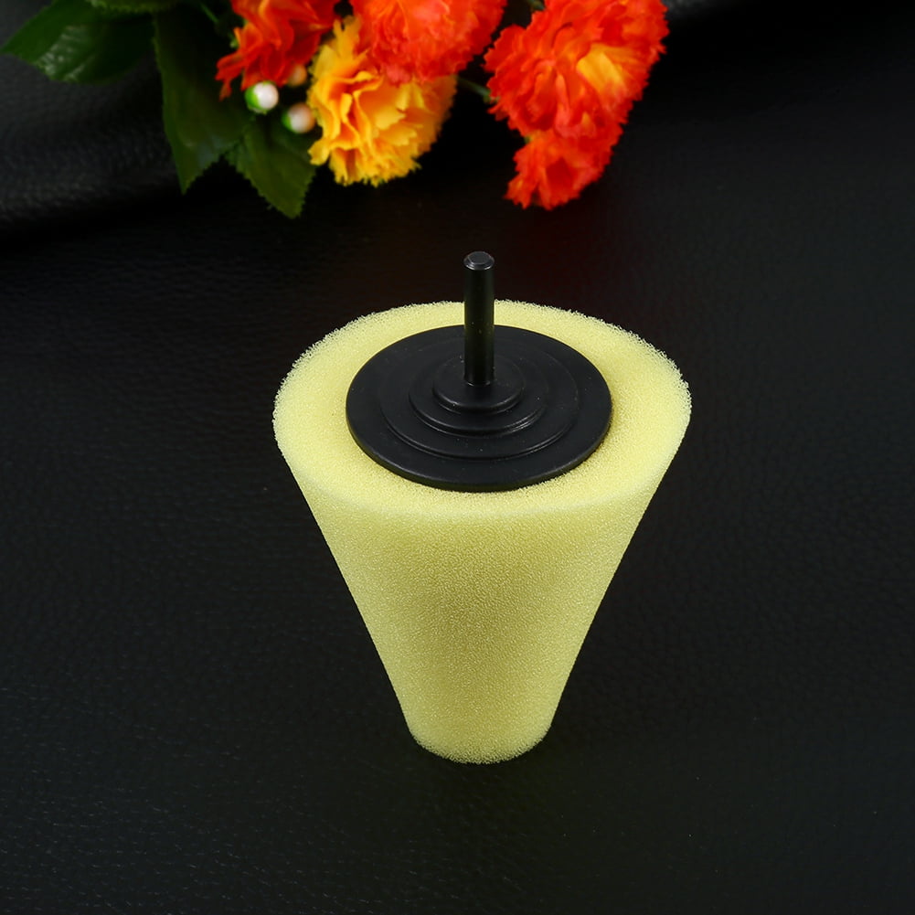 1pc Foam Polishing Cone Shaped Pads for Wheels Use with Power Drill