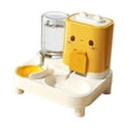 thumbnail image 2 of y Dispensador de Agua Alimentador Automático para Mascotas Hogar Extraíble Alimento para Mascotas Pequeñas Amarillo, 2 of 9